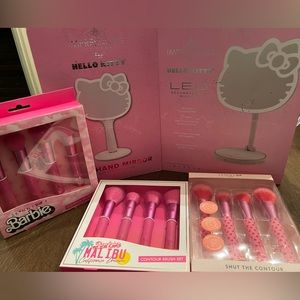 Barbie Brushes and Hello Kitty Mirror